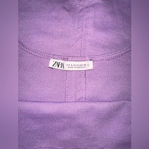 Women’s Lavender Zara Fitted Midi Dress
